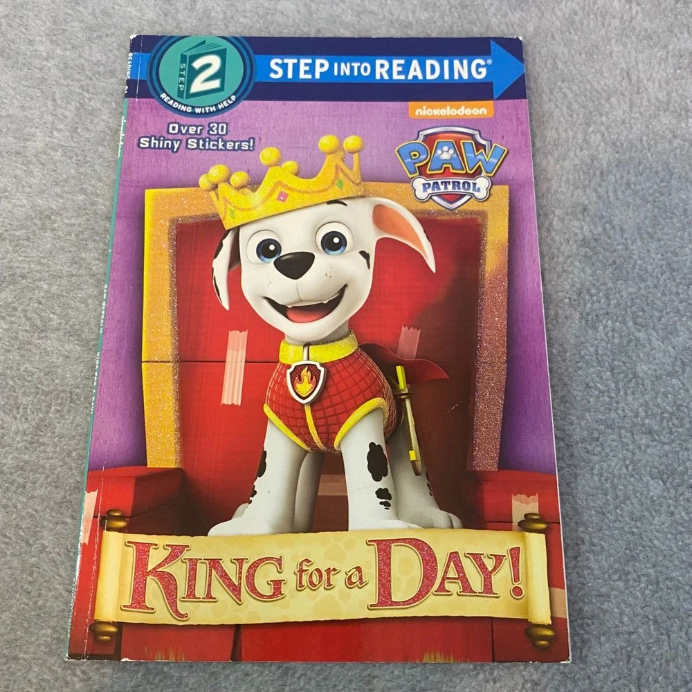 Paw Patrol‎ King for a Day Kids Step 2 Reading Book Early Reader Library Teacher